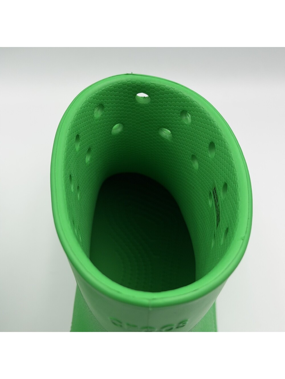 Crocs Classic Crush Boot Men's M5 / Women's W7 Bright Green Waterproof Slip-On - Picture 4 of 8